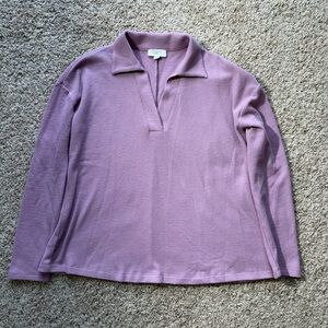 Loft Women’s Henley collared top M